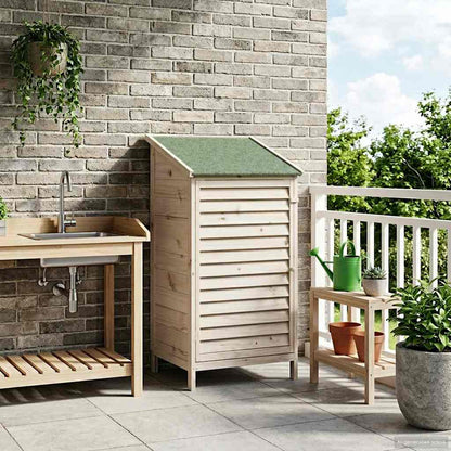 Capanno da Giardino con tetto Bianco 59 x 56 x 113,5 cm | homemem39
