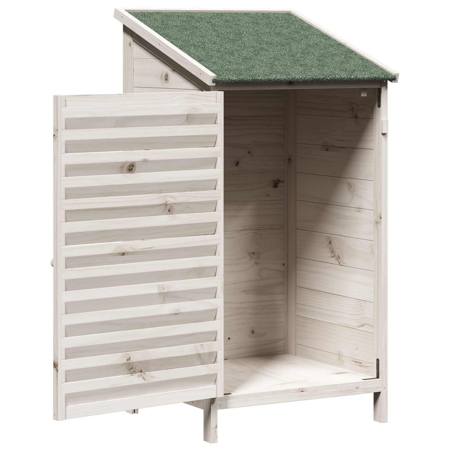 Capanno da Giardino con tetto Bianco 59 x 56 x 113,5 cm | homemem39