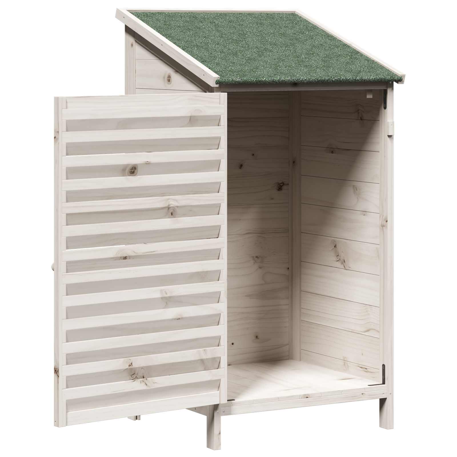 Capanno da Giardino con tetto Bianco 59 x 56 x 113,5 cm | homemem39