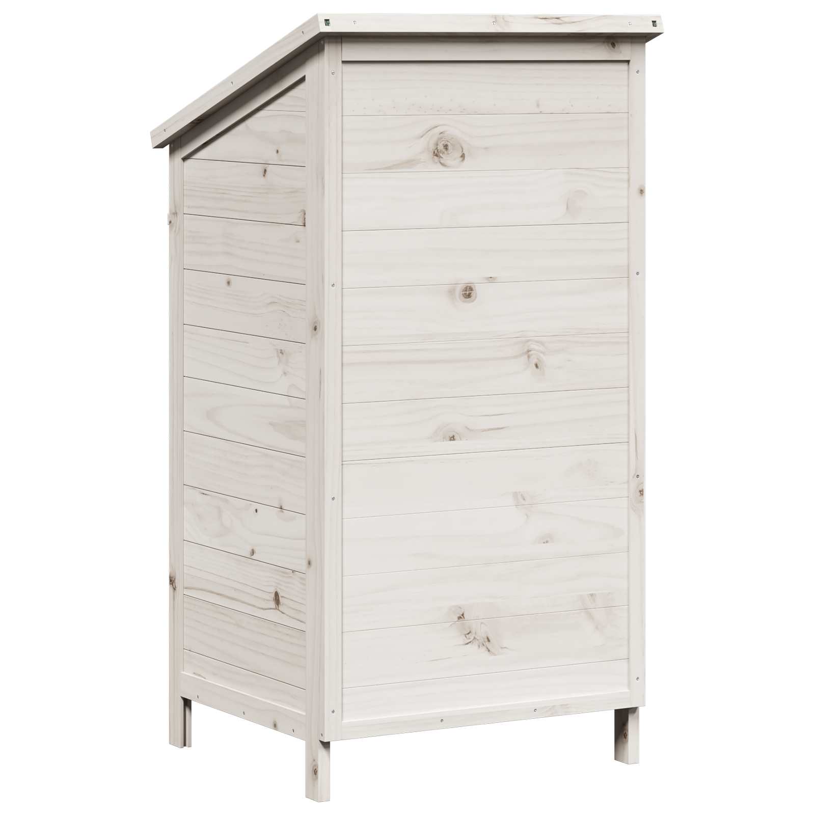 Capanno da Giardino con tetto Bianco 59 x 56 x 113,5 cm | homemem39