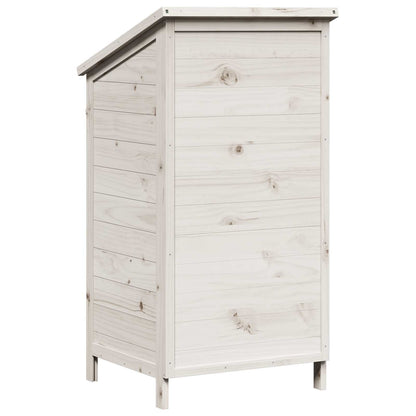 Capanno da Giardino con tetto Bianco 59 x 56 x 113,5 cm | homemem39