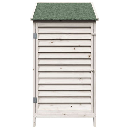 Capanno da Giardino con tetto Bianco 59 x 56 x 113,5 cm | homemem39