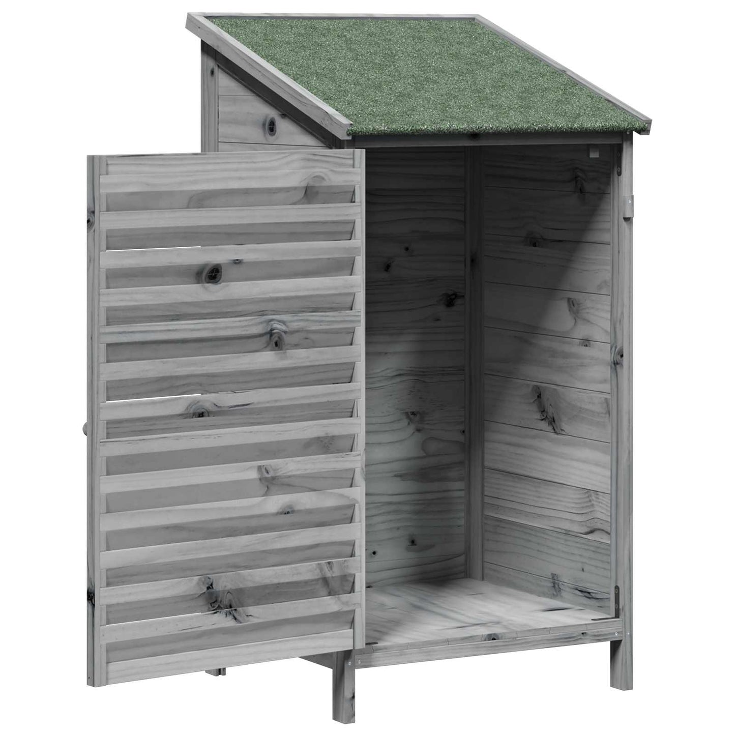 Capanno da Giardino con tetto Grigio 59 x 56 x 113,5 cm | homemem39