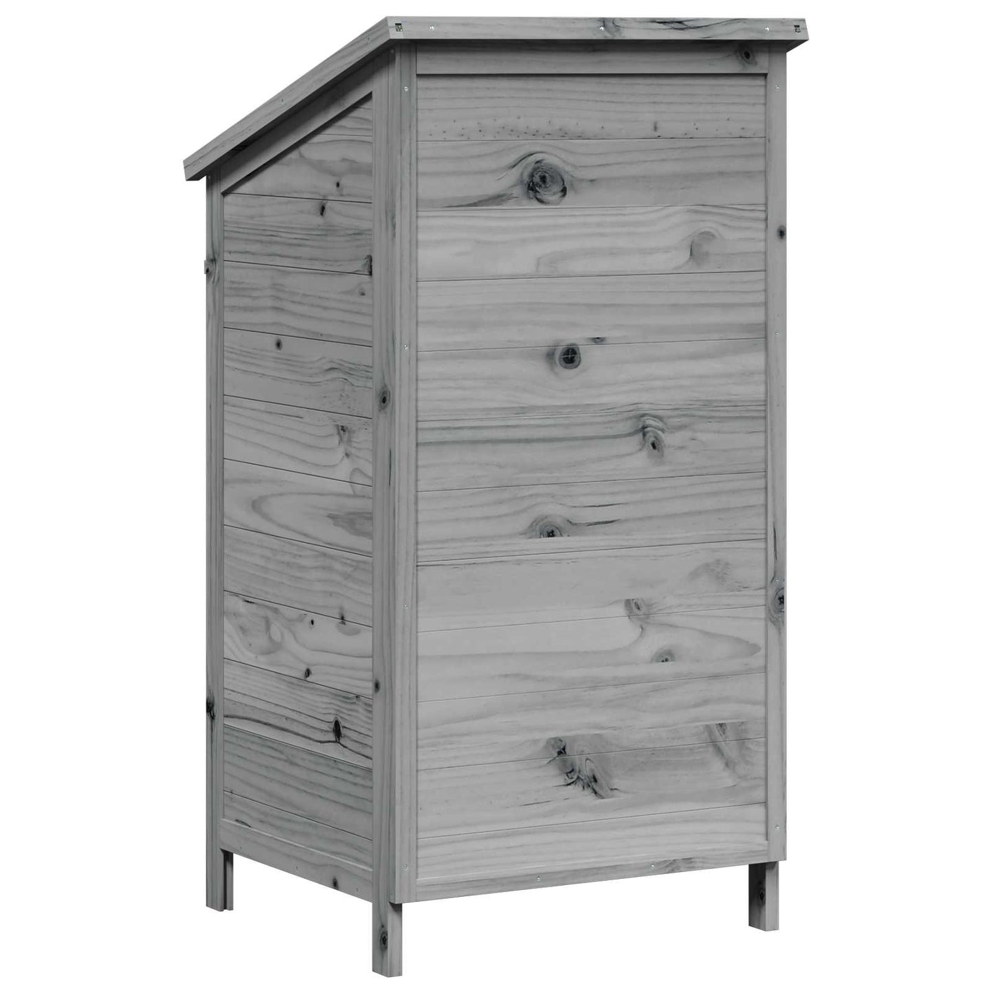 Capanno da Giardino con tetto Grigio 59 x 56 x 113,5 cm | homemem39