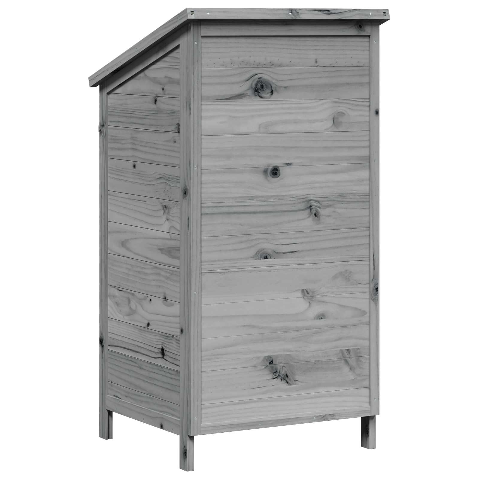 Capanno da Giardino con tetto Grigio 59 x 56 x 113,5 cm | homemem39