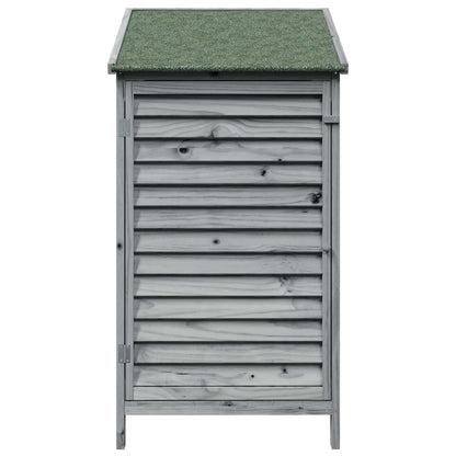 Capanno da Giardino con tetto Grigio 59 x 56 x 113,5 cm | homemem39
