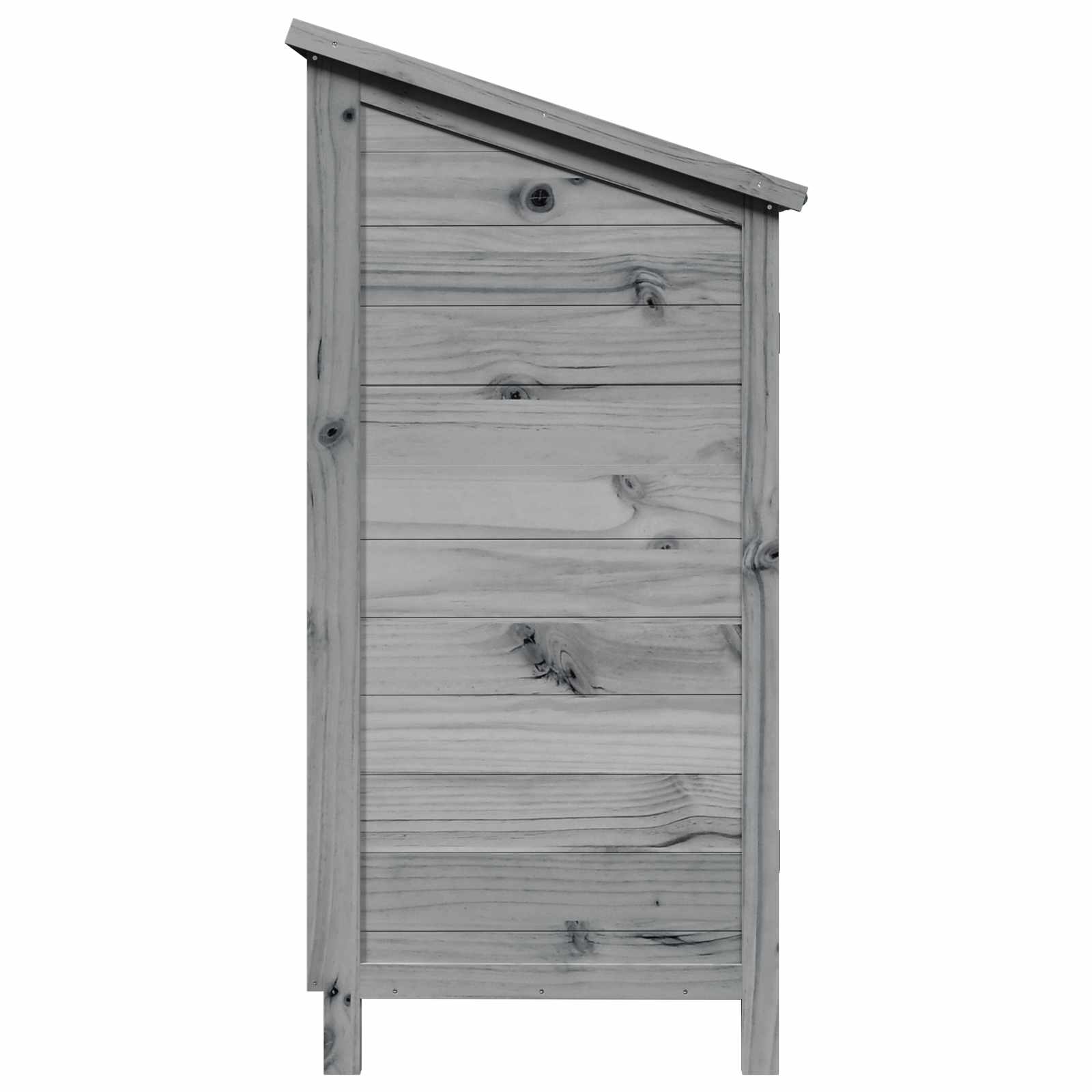 Capanno da Giardino con tetto Grigio 59 x 56 x 113,5 cm | homemem39