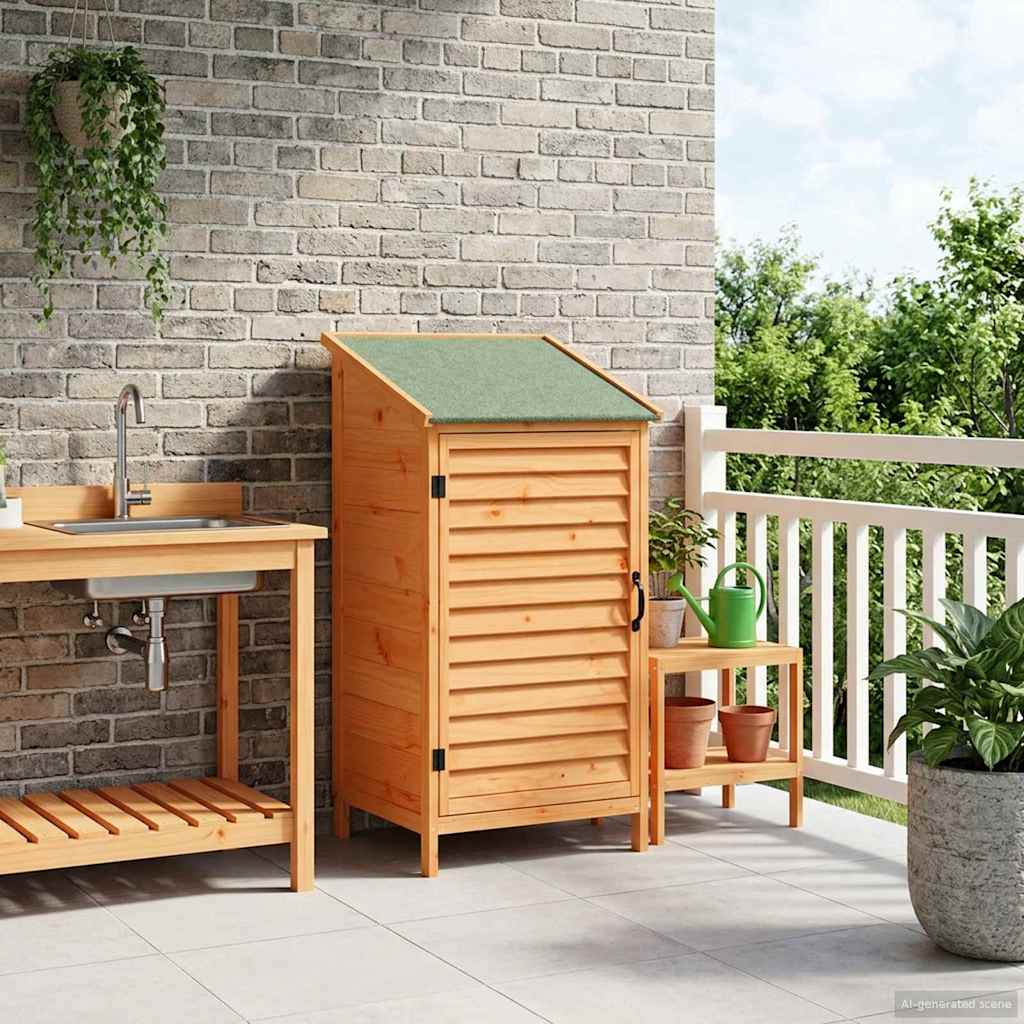 Capanno da Giardino con tetto Marrone 59 x 56 x 113,5 cm | homemem39