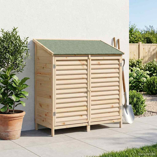 Capanno da Giardino con tetto Naturale 106 x 56 x 113,5 cm | homemem39