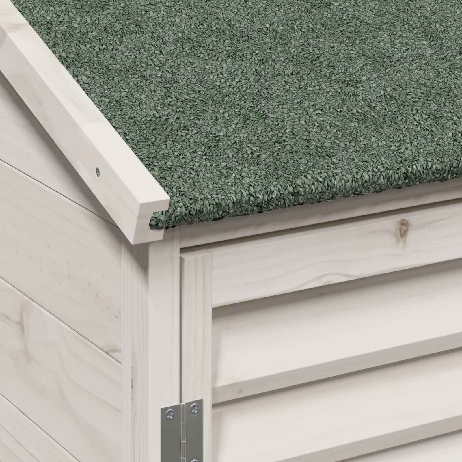 Capanno da Giardino con tetto Bianco 106 x 56 x 113,5 cm | homemem39
