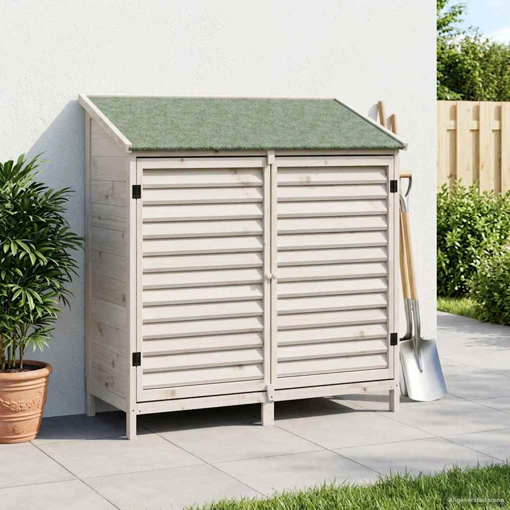 Capanno da Giardino con tetto Bianco 106 x 56 x 113,5 cm | homemem39