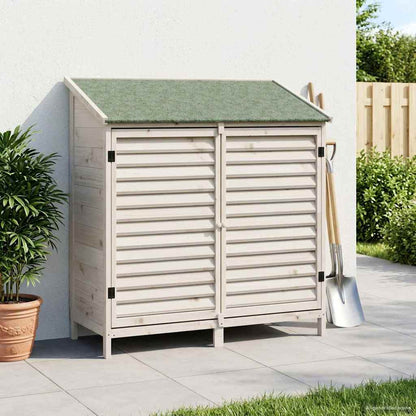 Capanno da Giardino con tetto Bianco 106 x 56 x 113,5 cm | homemem39