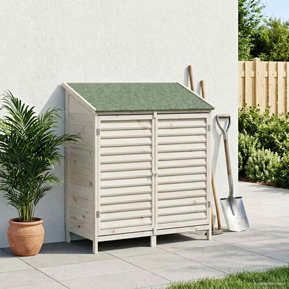 Capanno da Giardino con tetto Bianco 106 x 56 x 113,5 cm | homemem39