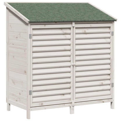 Capanno da Giardino con tetto Bianco 106 x 56 x 113,5 cm | homemem39