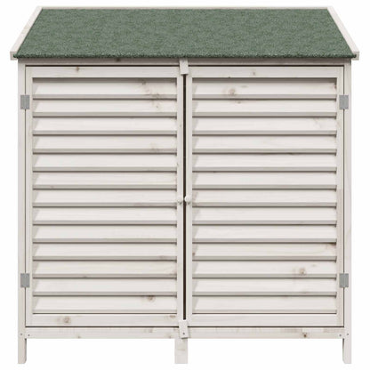 Capanno da Giardino con tetto Bianco 106 x 56 x 113,5 cm | homemem39