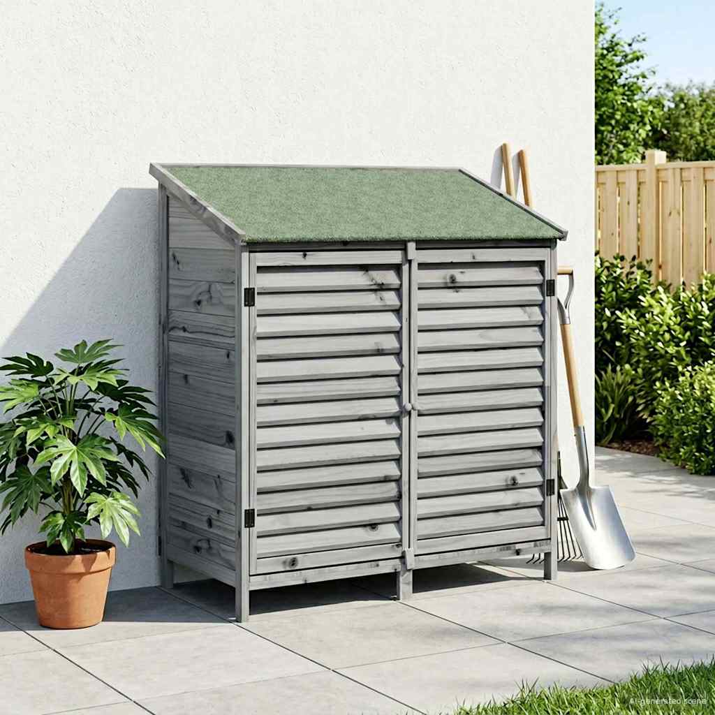 Capanno da Giardino con tetto Grigio 106 x 56 x 113,5 cm | homemem39