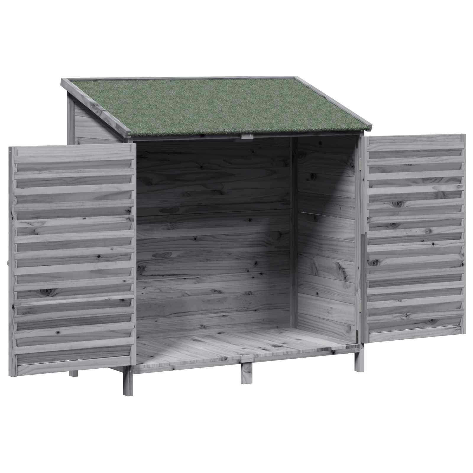 Capanno da Giardino con tetto Grigio 106 x 56 x 113,5 cm | homemem39
