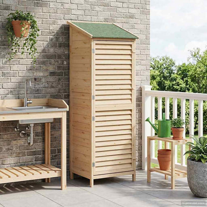 Capanno da Giardino con tetto Naturale 59 x 56 x 176 cm | homemem39