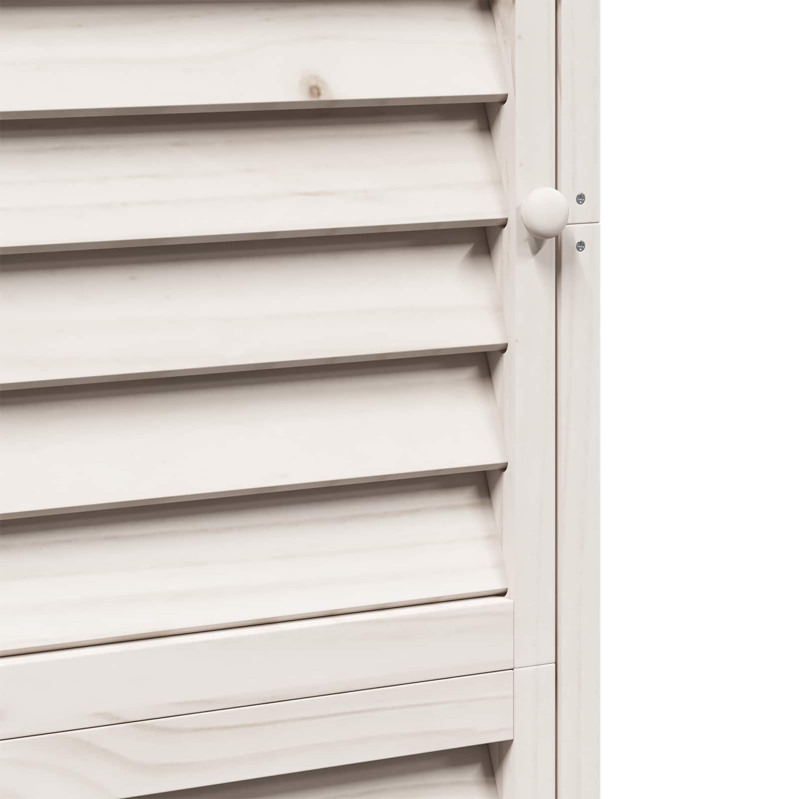 Capanno da Giardino con tetto Bianco 59 x 56 x 176 cm | homemem39