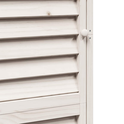 Capanno da Giardino con tetto Bianco 59 x 56 x 176 cm | homemem39