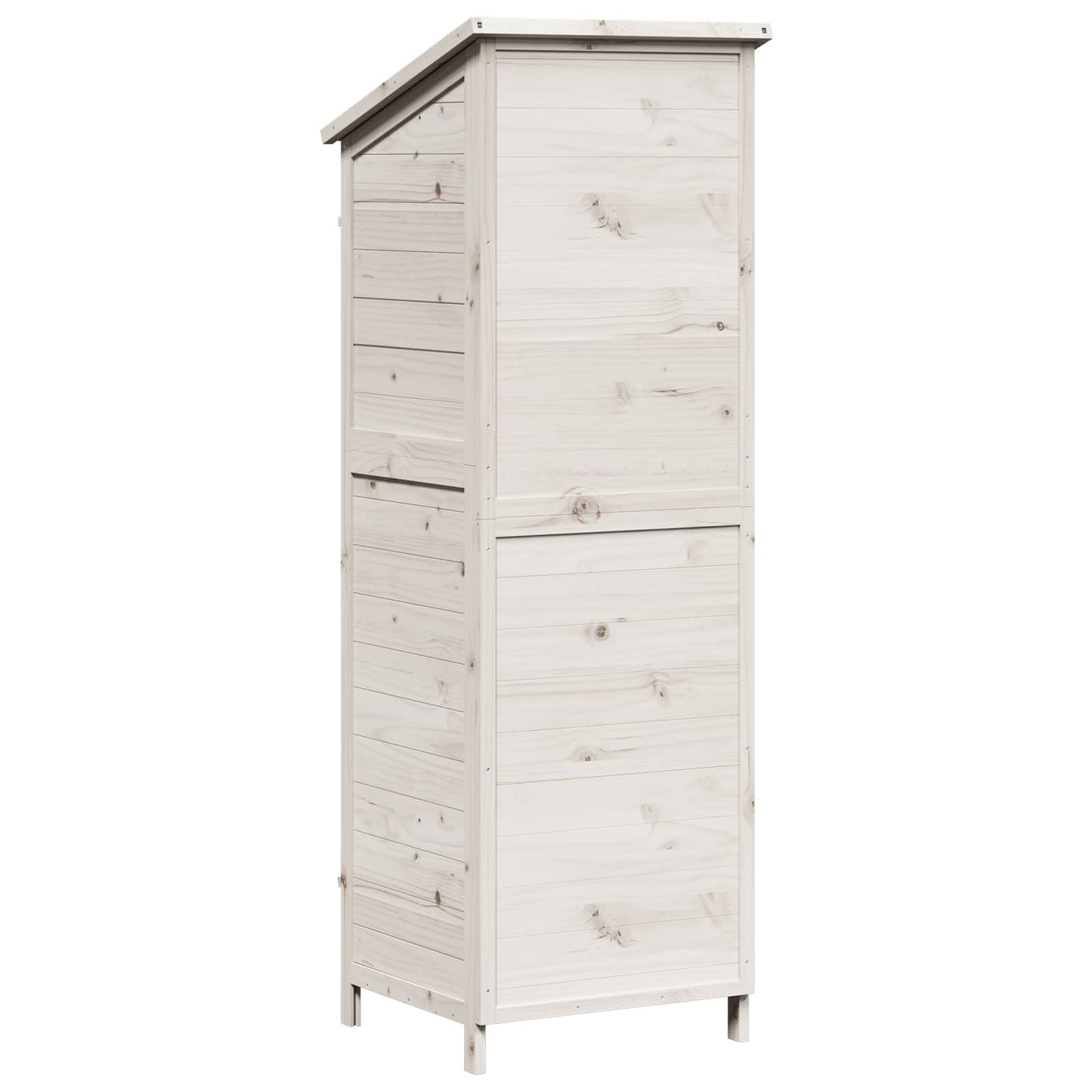 Capanno da Giardino con tetto Bianco 59 x 56 x 176 cm | homemem39