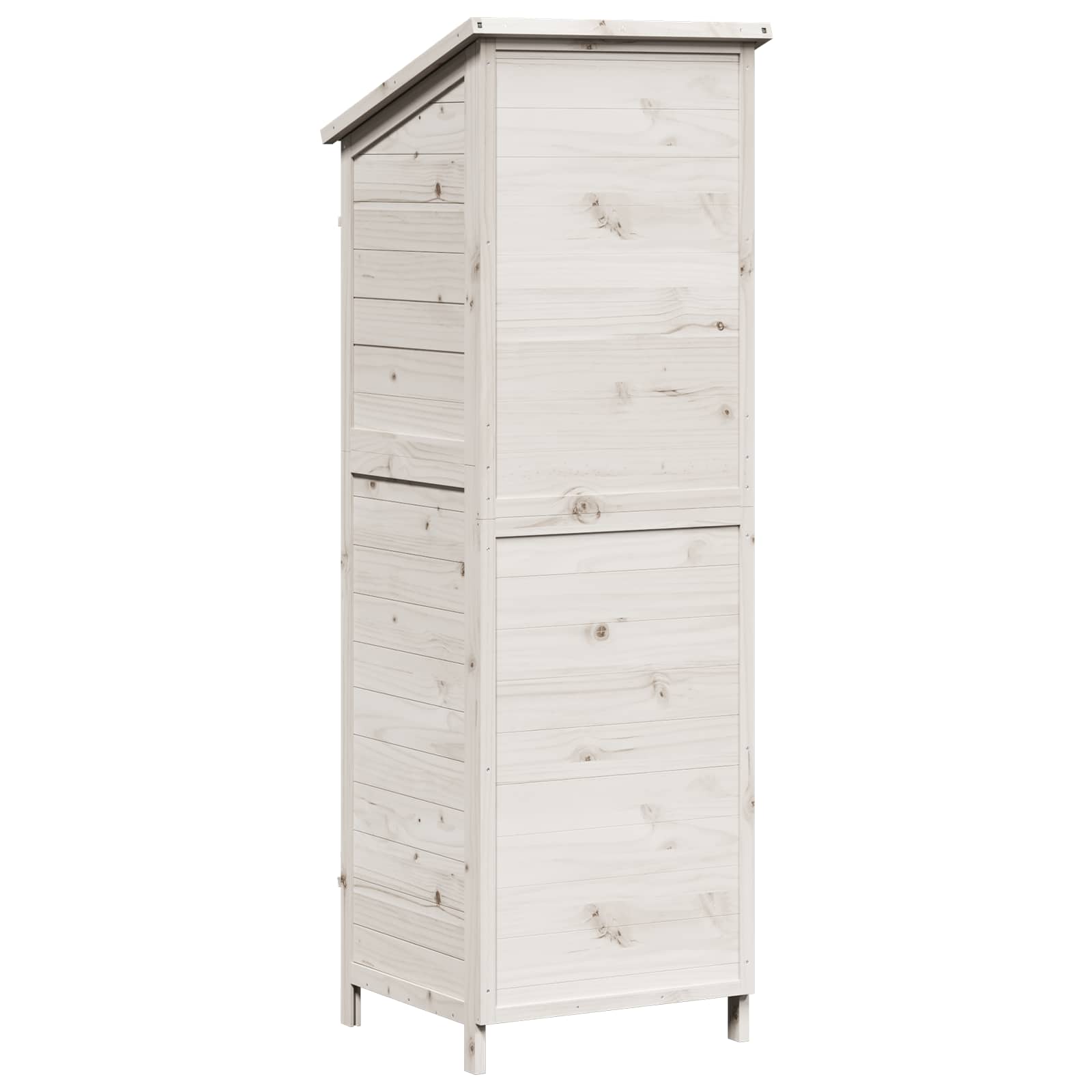 Capanno da Giardino con tetto Bianco 59 x 56 x 176 cm | homemem39