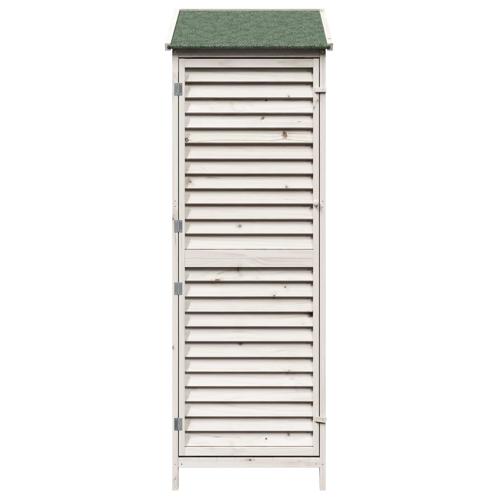 Capanno da Giardino con tetto Bianco 59 x 56 x 176 cm | homemem39