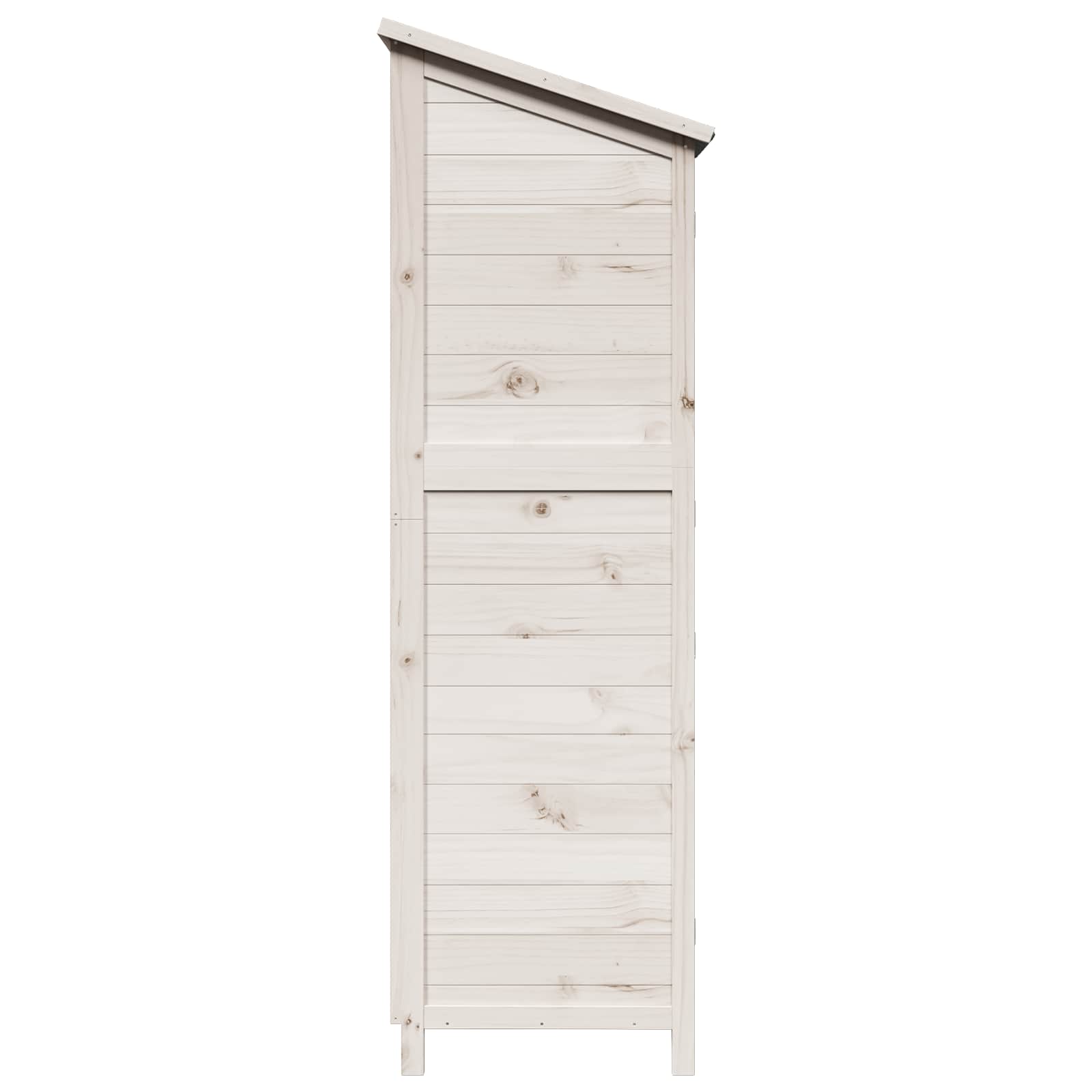 Capanno da Giardino con tetto Bianco 59 x 56 x 176 cm | homemem39
