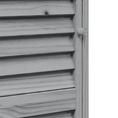 Capanno da Giardino con tetto Grigio 59 x 56 x 176 cm | homemem39