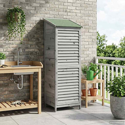 Capanno da Giardino con tetto Grigio 59 x 56 x 176 cm | homemem39