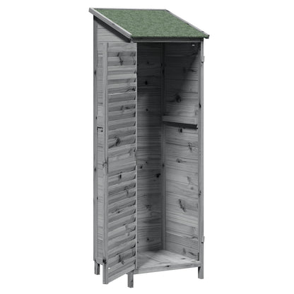 Capanno da Giardino con tetto Grigio 59 x 56 x 176 cm | homemem39