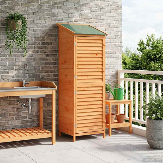 Capanno da Giardino Marrone 59,5 x 56 x 176,5 cm | homemem39