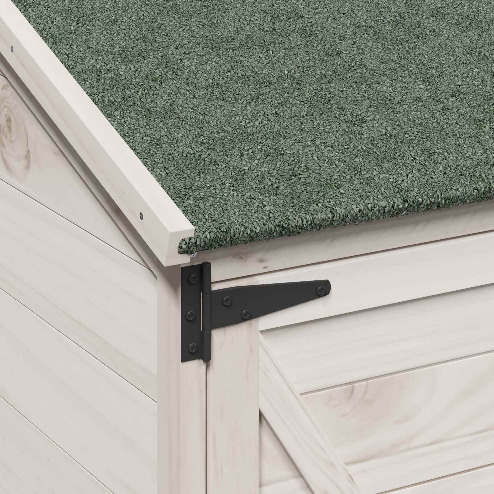 Capanno da Giardino con tetto Bianco 106 x 56 x 176,5 cm | homemem39