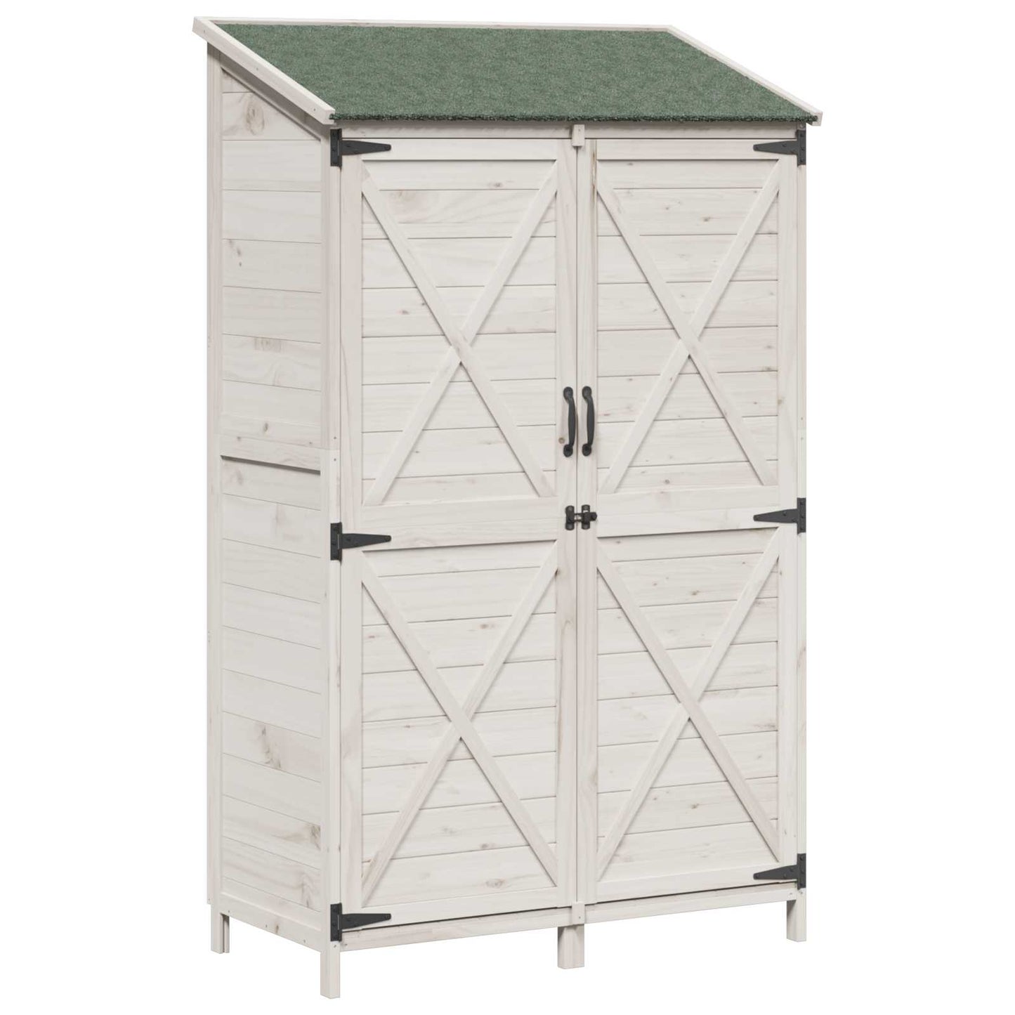 Capanno da Giardino con tetto Bianco 106 x 56 x 176,5 cm | homemem39