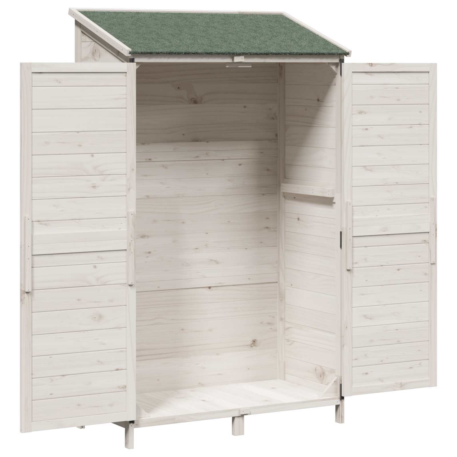 Capanno da Giardino con tetto Bianco 106 x 56 x 176,5 cm | homemem39