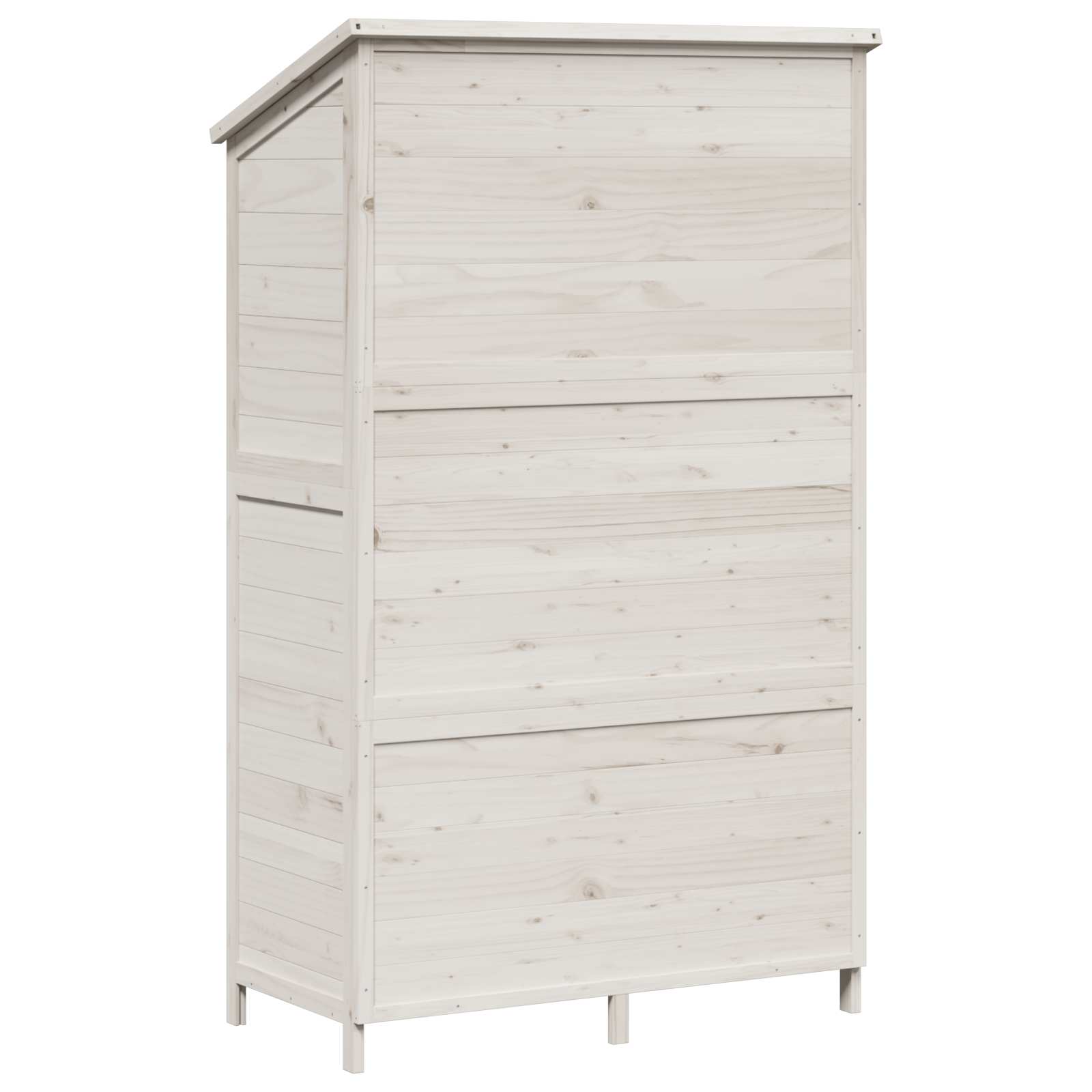 Capanno da Giardino con tetto Bianco 106 x 56 x 176,5 cm | homemem39