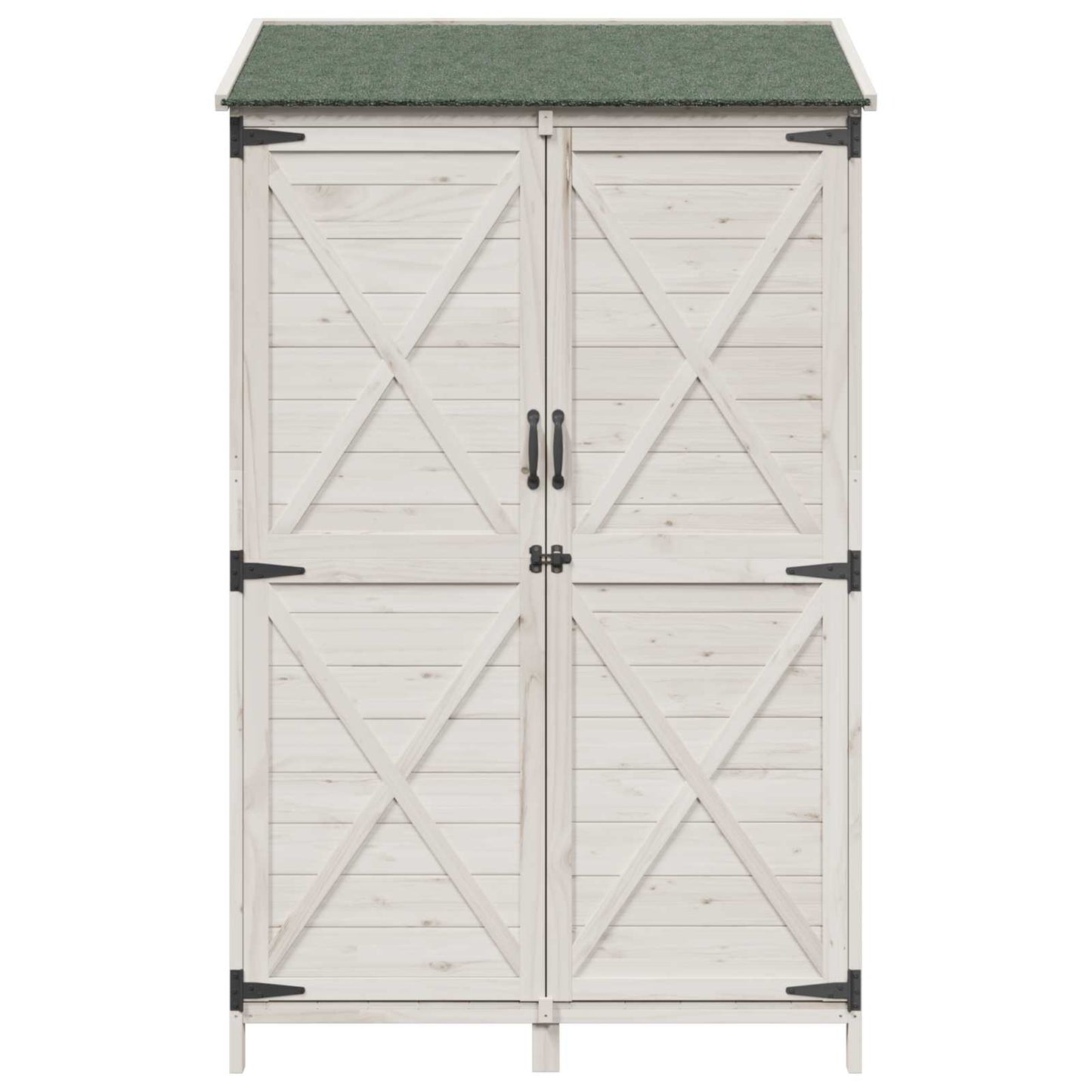 Capanno da Giardino con tetto Bianco 106 x 56 x 176,5 cm | homemem39