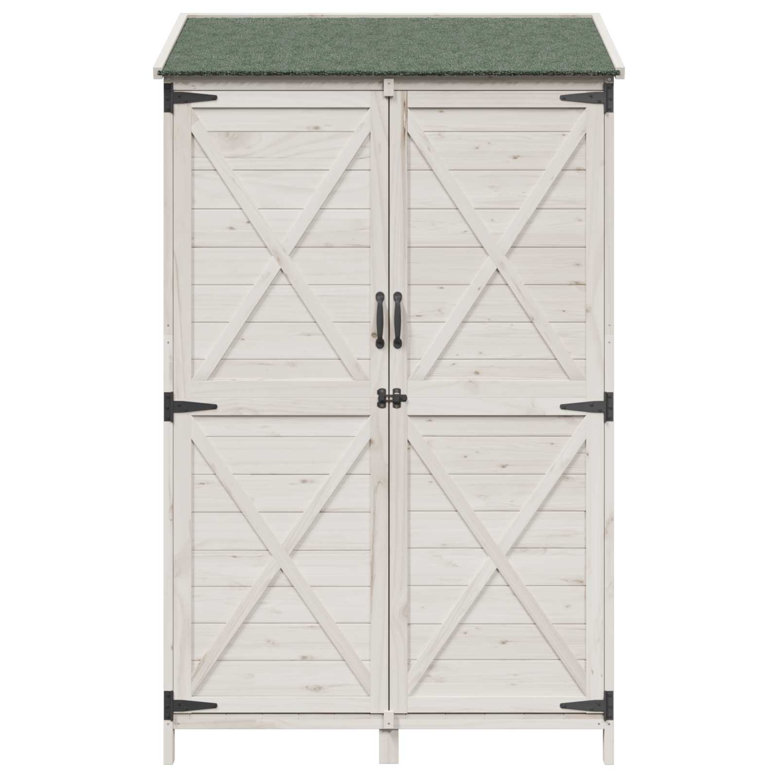 Capanno da Giardino con tetto Bianco 106 x 56 x 176,5 cm | homemem39