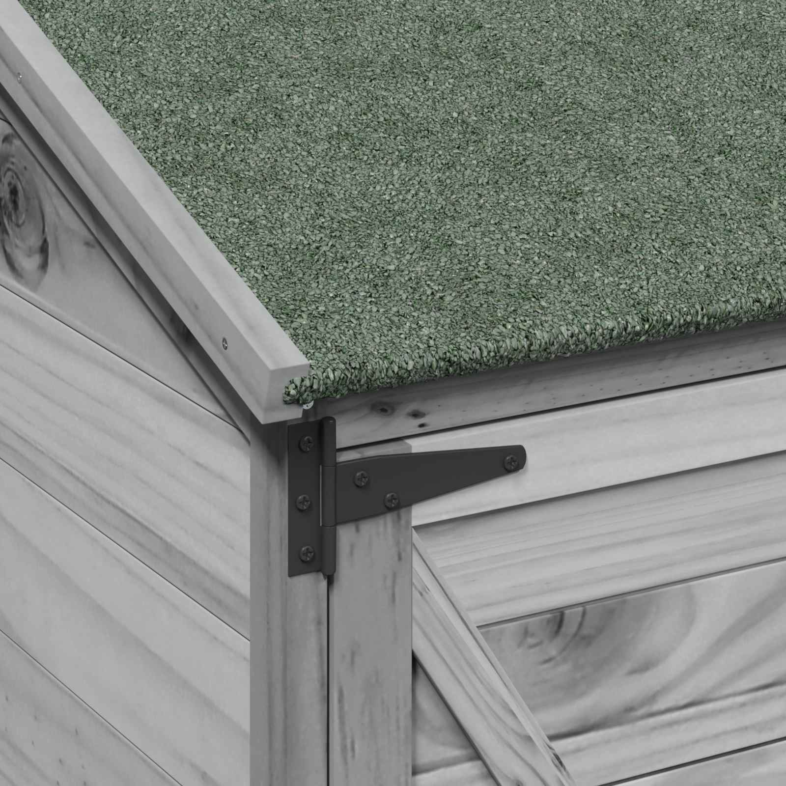 Capanno da Giardino con tetto Grigio 106 x 56 x 176,5 cm | homemem39