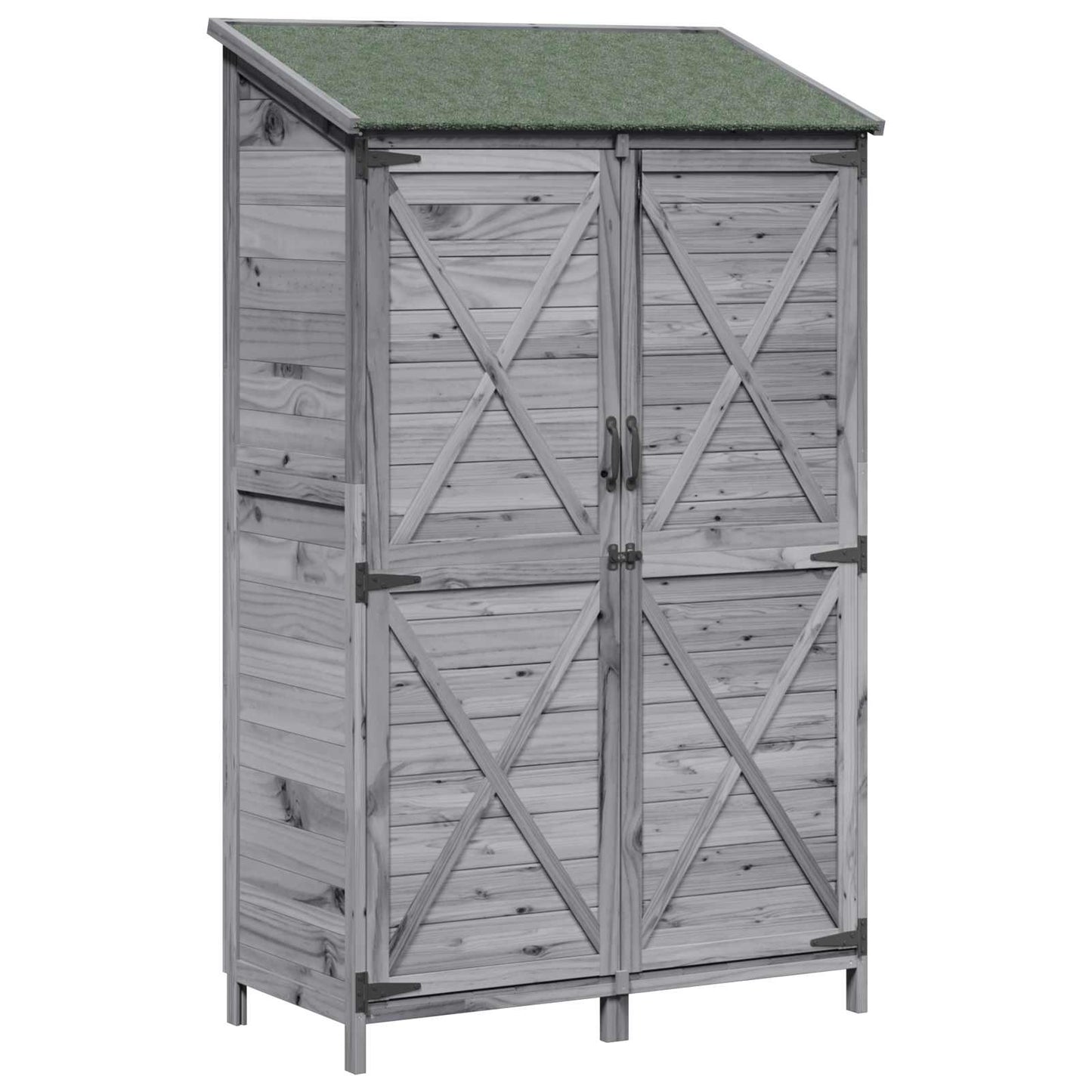 Capanno da Giardino con tetto Grigio 106 x 56 x 176,5 cm | homemem39