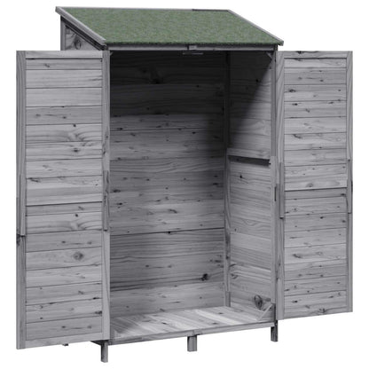 Capanno da Giardino con tetto Grigio 106 x 56 x 176,5 cm | homemem39