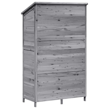 Capanno da Giardino con tetto Grigio 106 x 56 x 176,5 cm | homemem39