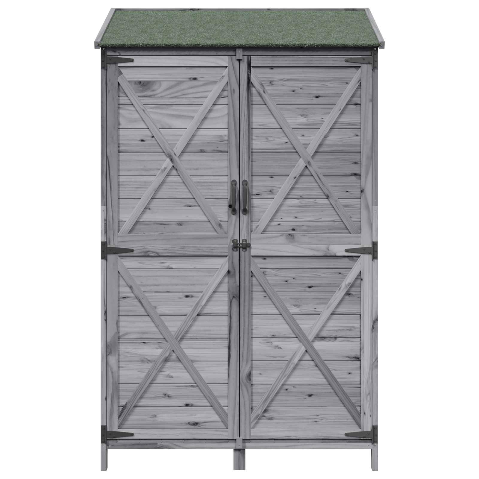 Capanno da Giardino con tetto Grigio 106 x 56 x 176,5 cm | homemem39
