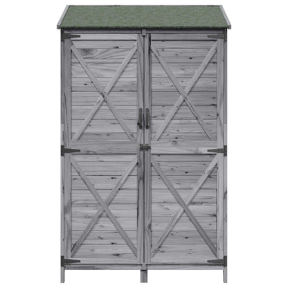 Capanno da Giardino con tetto Grigio 106 x 56 x 176,5 cm | homemem39
