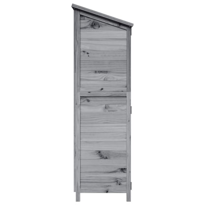 Capanno da Giardino con tetto Grigio 106 x 56 x 176,5 cm | homemem39