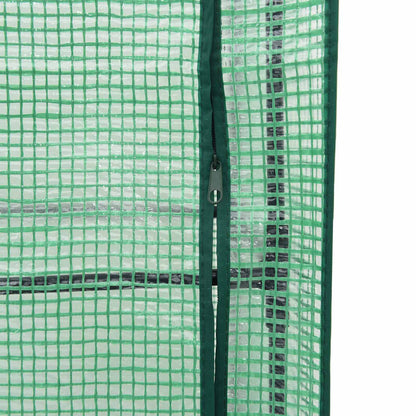 Vaso da Giardino con Copertura per Serra e Ruote Nero PP