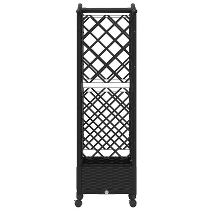 Letto Rialzato con Griglia e Tetto Nero 124 x 40 x 129 cm PP | homemem39
