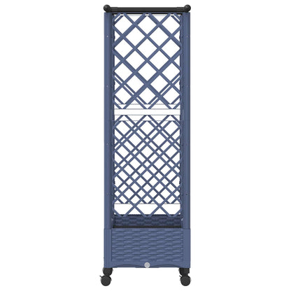 Letto Rialzato con Griglia e Tetto Grigio 122,5 x 40 x 127 cm | homemem39