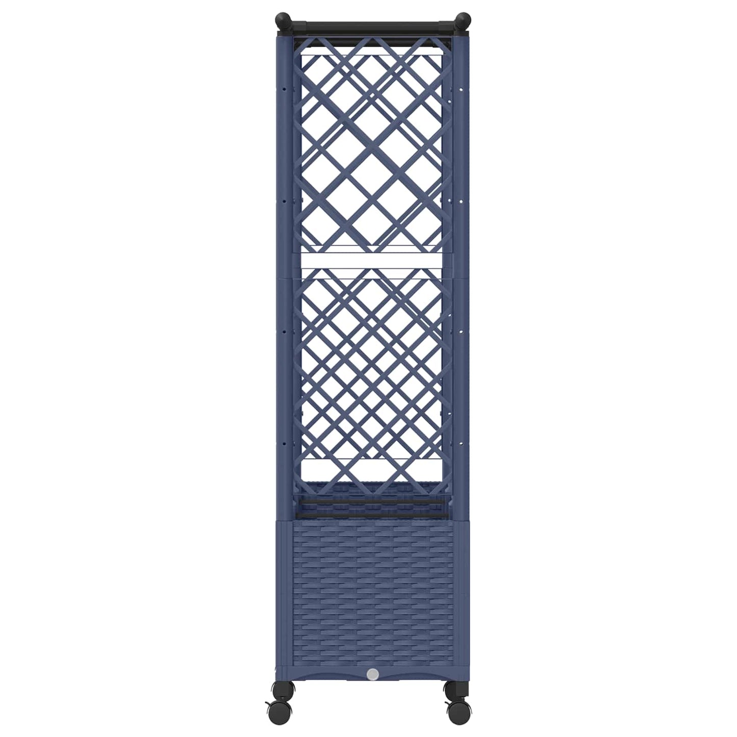 Letto Rialzato con Griglia e Tetto Grigio 162,5 x 40 x 142 cm | homemem39
