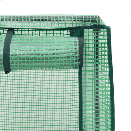 Vaso da Giardino con Copertura per Serra e Ruote 4 pz Nero PP | homemem39
